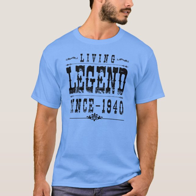 Camiseta Leyenda viva desde 1940 (Anverso)
