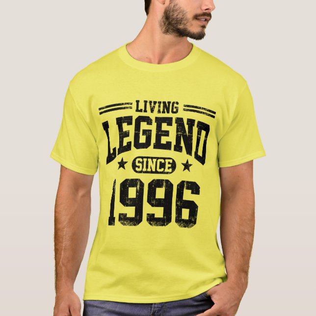 Camiseta Leyenda viva desde 1996 (Anverso)