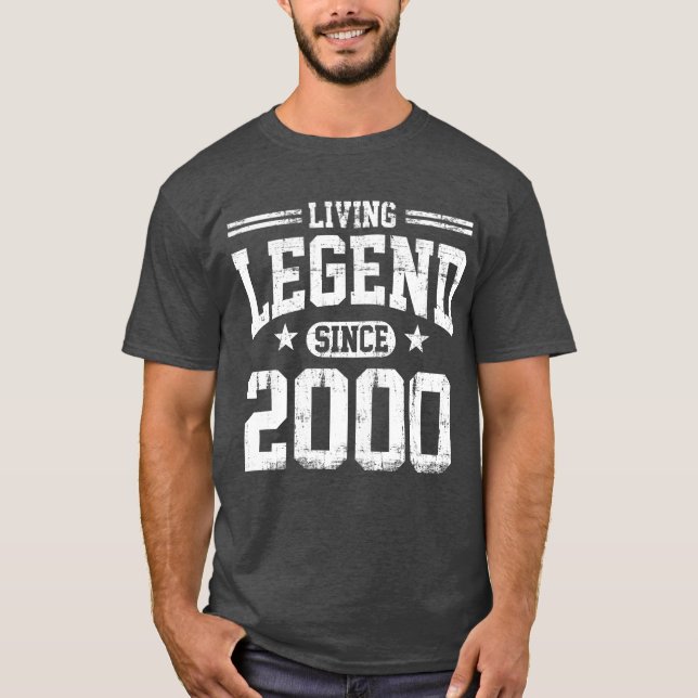 Camiseta Leyenda viva desde 2000 (Anverso)