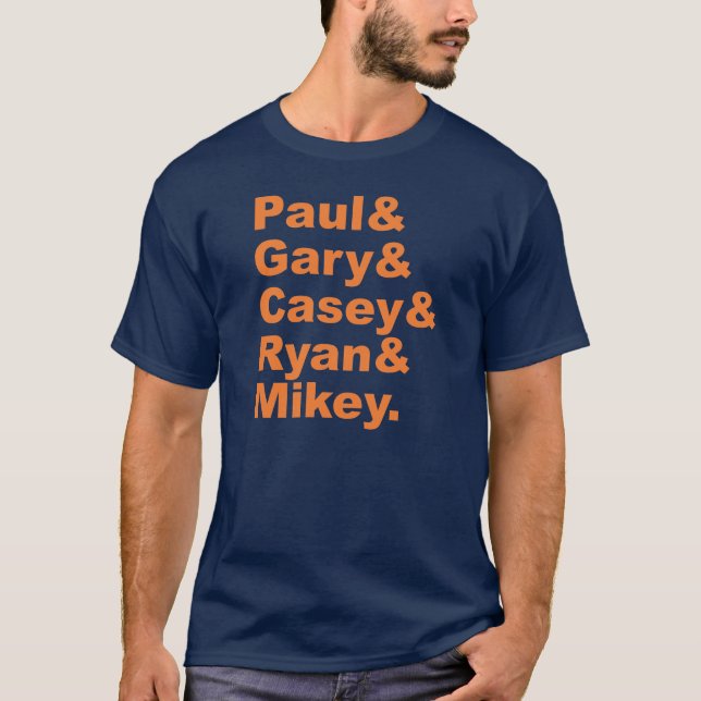Camiseta Leyendas anaranjadas 2 (Anverso)