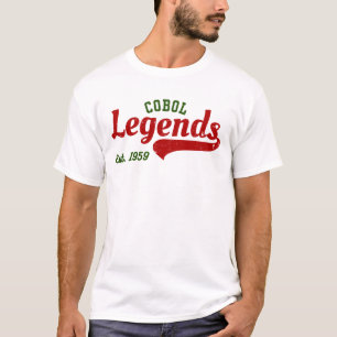 Camiseta Leyendas COBOL Est. 1959 – Una Tecnología Retro