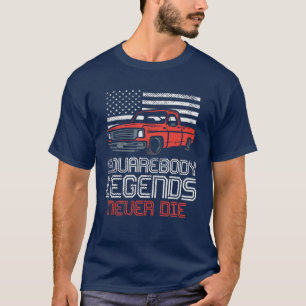 Camiseta Leyendas corporales cuadradas nunca mueren camione