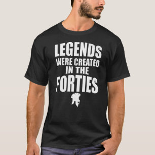 Camiseta Leyendas creadas en el espartano de los años cuare