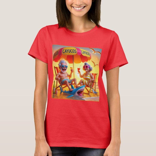 CAMISETA LEYENDAS DE CAYUCOS. (Anverso)