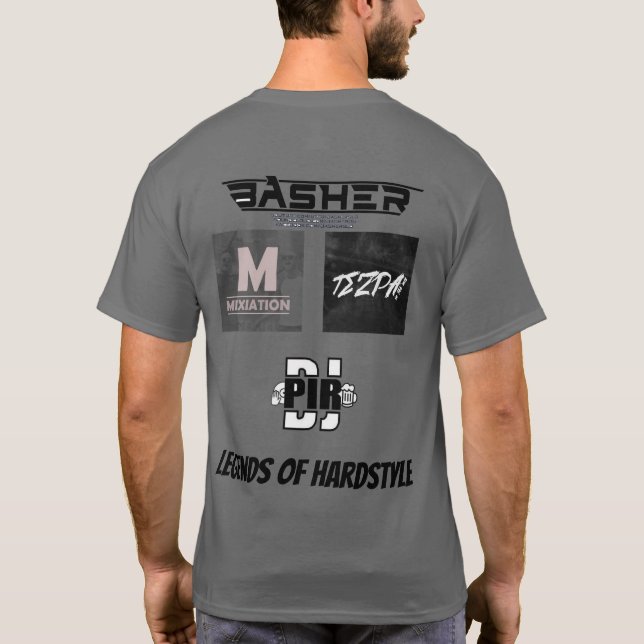 Camiseta Leyendas de estilo duro (Reverso)