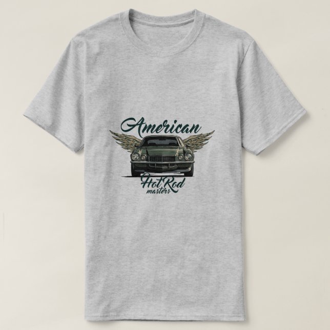 Camiseta Leyendas de los Coche Clásicos Retro (Diseño del anverso)