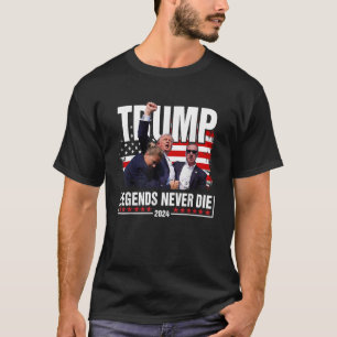 Camiseta Leyendas De Lucha Nunca Mueren Los Tiroteos De Tru