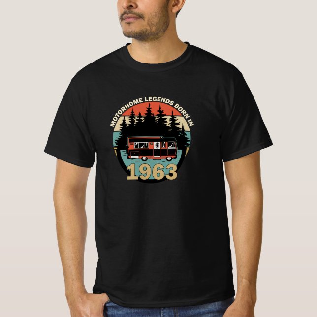 Camiseta Leyendas De Motohome Nacidas En 1963 (Anverso)