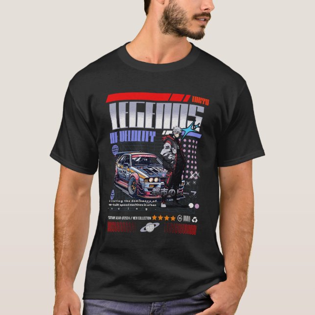 Camiseta Leyendas de velocidad (Anverso)