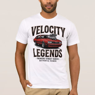 Camiseta Leyendas de Velocidad Muscle Car Power Premium Cal