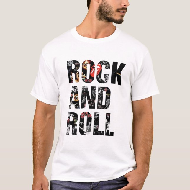 Camiseta Leyendas del Rock & Roll (Anverso)