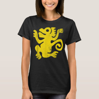 Camiseta Leyendas Del Templo Oculto Gráfico De Mono Verde 