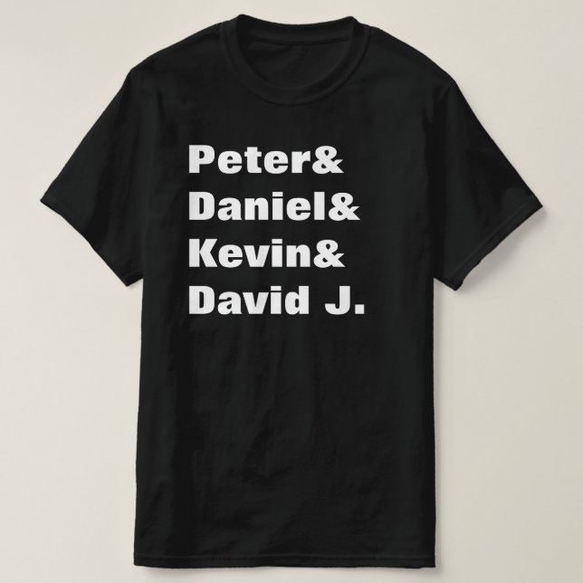 Camiseta Leyendas góticas (Diseño del anverso)