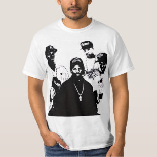 Camiseta Leyendas icónicas del Hip-Hop de N.W.A - Tri negro