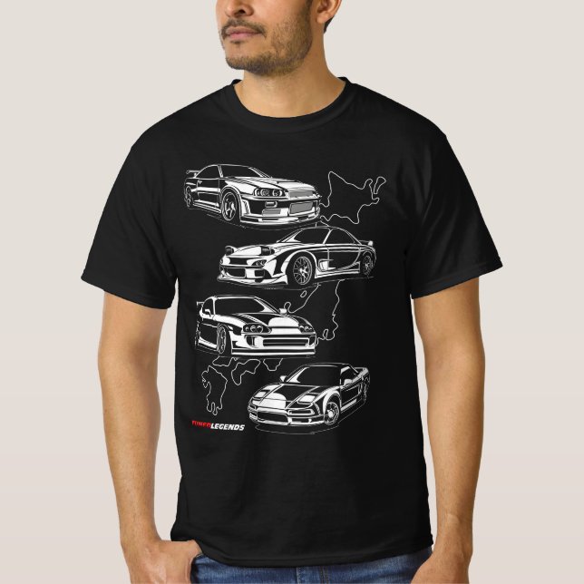 Camiseta "Leyendas JDM" (Anverso)