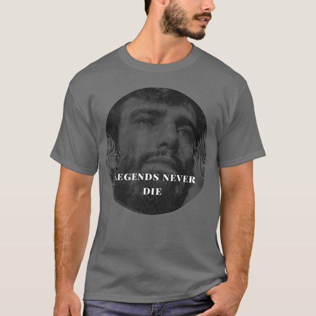 Camiseta "Leyendas nunca mueren" Leandro Lo Memorial Line A (Anverso)