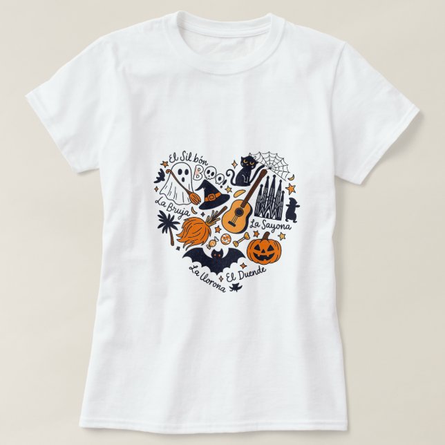 Camiseta “Leyendas Venezolanas” – El Silbón, La Llorona etc (Diseño del anverso)