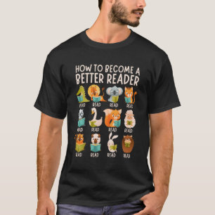 Camiseta Leyendo al Profesor Cómo Convertirse En Un Mejor L