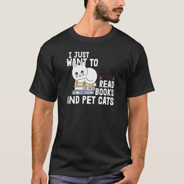 Camiseta Leyendo artículos que solo quiero leer libros y ga (Anverso)