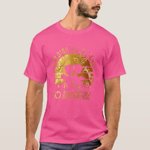 Camiseta Leyendo aventuras Libros de Oro Lector de Bookworm