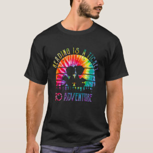 Camiseta Leyendo aventuras Tiedye Books Reader Bookworm Hob