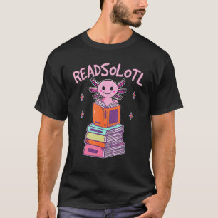 Camiseta Leyendo divertidos libros de pescado Lizard Readso