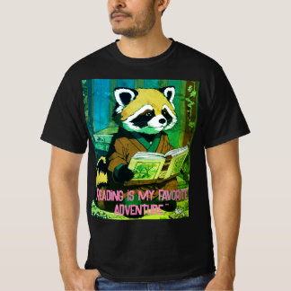Camiseta "Leyendo el carrito de ardilla para los amantes de