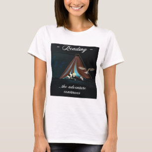 Camiseta Leyendo, la aventura continúa