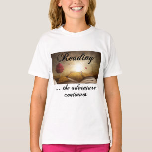 Camiseta Leyendo, la aventura continúa