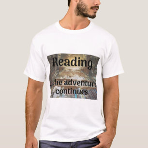 Camiseta Leyendo, la aventura continúa
