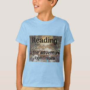 Camiseta Leyendo, la aventura continúa
