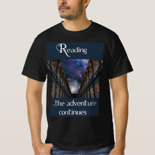 Camiseta Leyendo, la aventura continúa