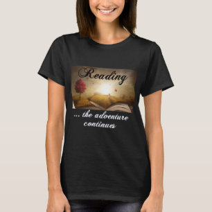 Camiseta Leyendo, la aventura continúa