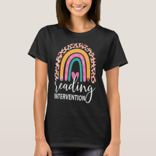 Camiseta Leyendo la intervención del profesor del leopardo 