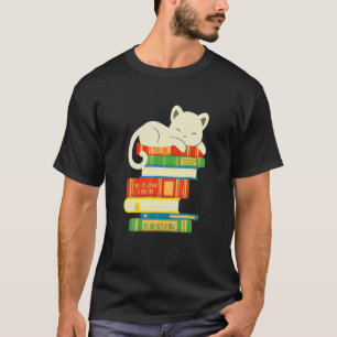 Camiseta Leyendo la literatura de la biblioteca Leer libros