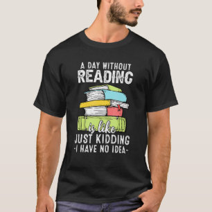 Camiseta Leyendo lector de álamos de libros diciendo libros