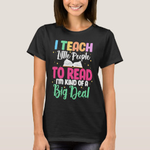 Camiseta Leyendo lector de libros de profesores enseño a lo