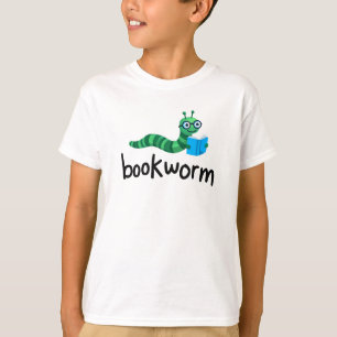 Camiseta Leyendo librero Buddy Cute con libro