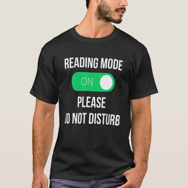 Camiseta Leyendo libro de gusanos de biblioteca (Anverso)