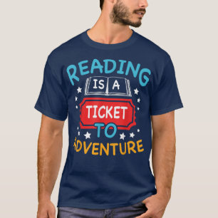 Camiseta Leyendo libro de profesores de la biblioteca de av