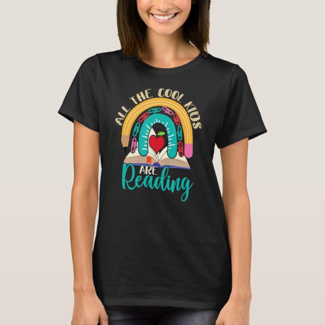 Camiseta Leyendo libros de texto para profesores de Guay (Anverso)