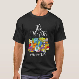 Camiseta Leyendo libros, lector bibliotecario Nerd, estoy b