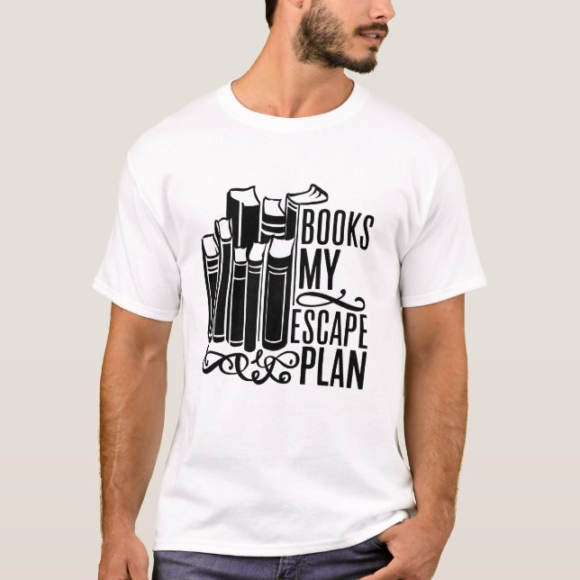 Camiseta Leyendo libros libro libros libro de lectura de am (Anverso)