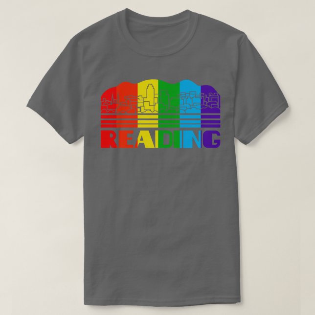 Camiseta Leyendo Orgullo leyendo regalo LGBT LGBTQ Supporte (Diseño del anverso)