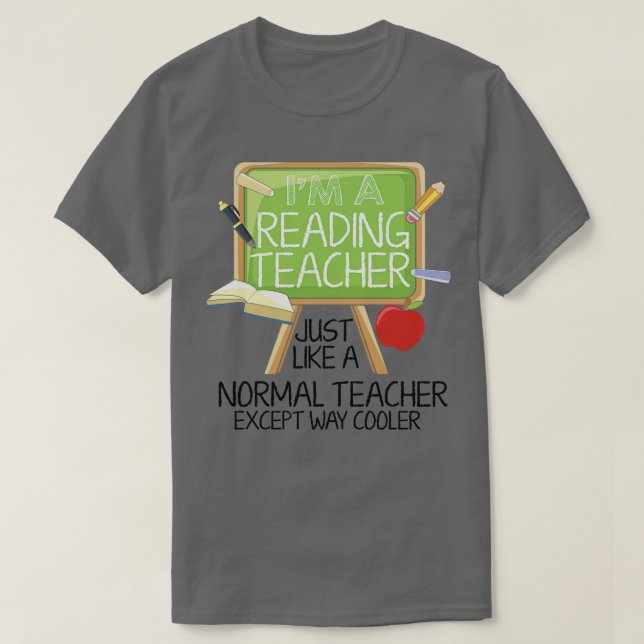 Camiseta Leyendo profesor (Diseño del anverso)
