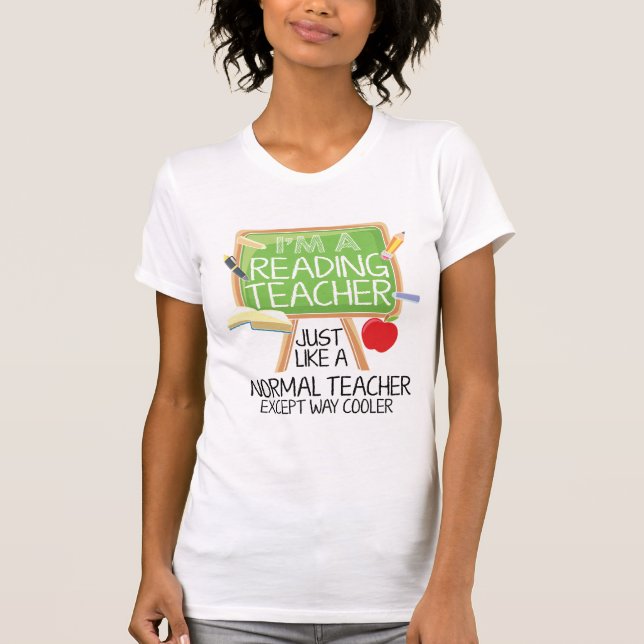 Camiseta Leyendo profesor (Anverso)