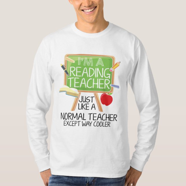 Camiseta Leyendo profesor (Anverso)