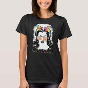 Camiseta Leyendo ropa de profesora para profesoras para muj