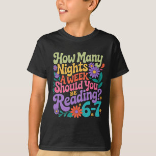 Camiseta Leyendo Seis Siete Libro de Meme Amante 67 Maestro
