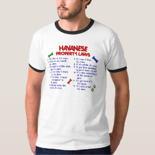 Camiseta Leyes 2 de la propiedad de HAVANESE